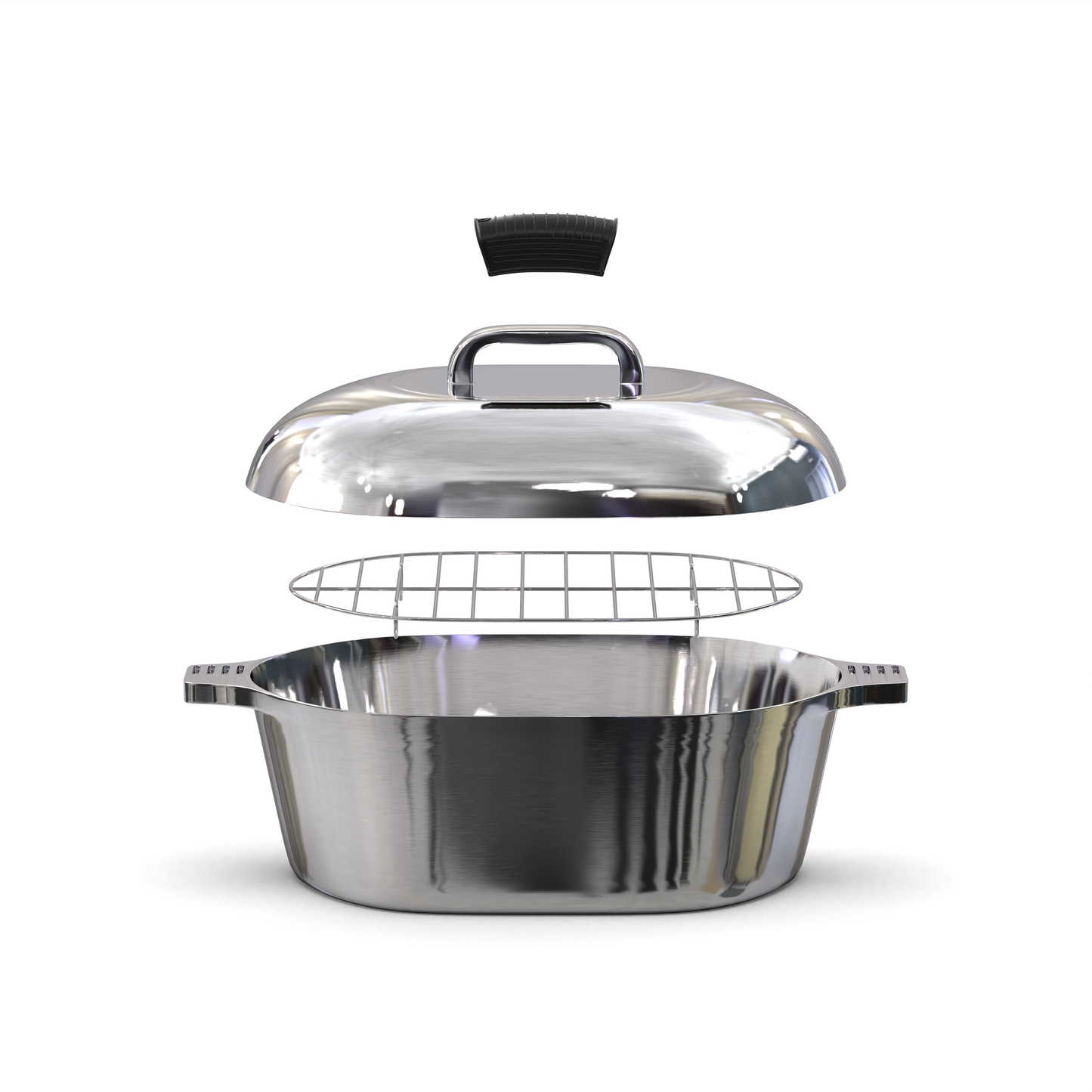Oval Dutch Oven with Lid: 10 quart