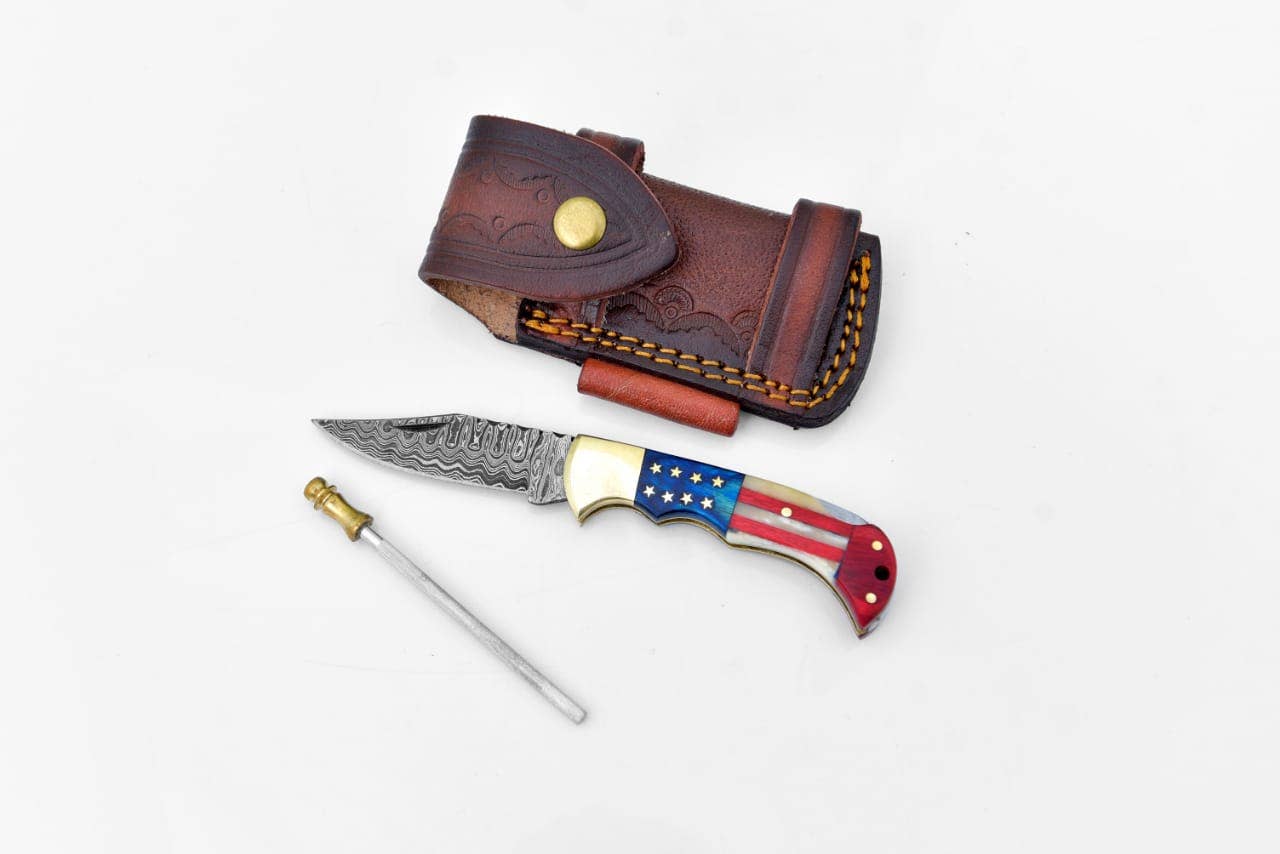 Patriot Damascus Knife
