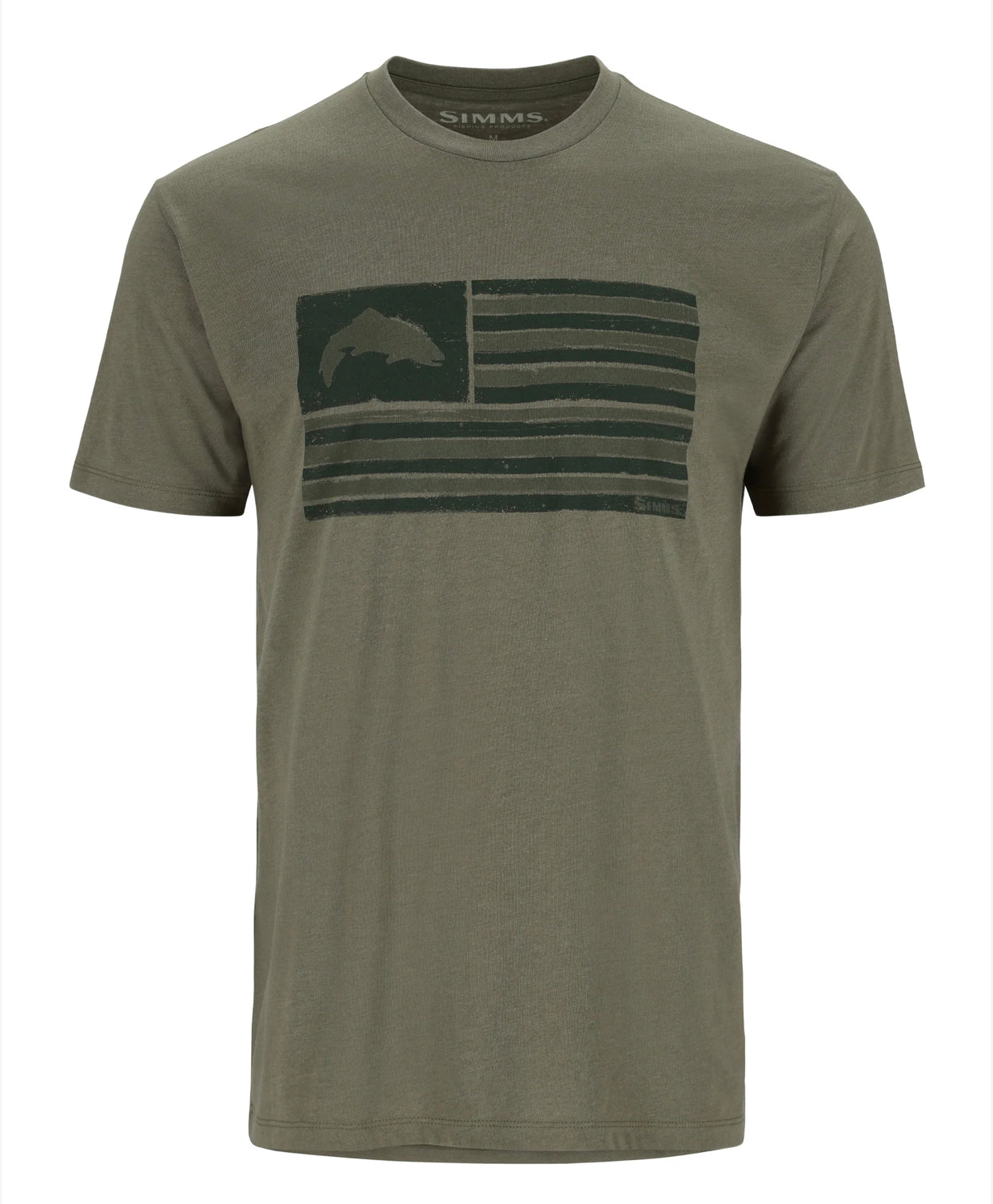 Americana Tee- Military Heather