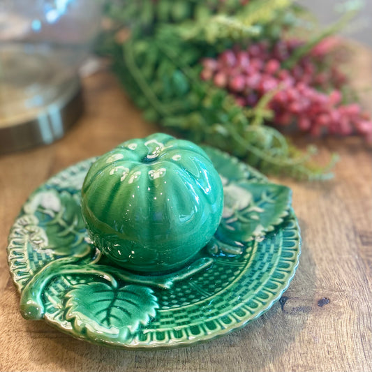 Green Glazed Toothpick Holder