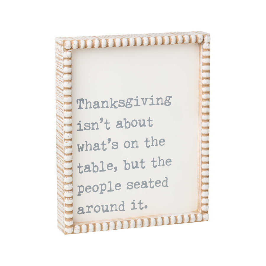 Thanksgiving Beaded Sign