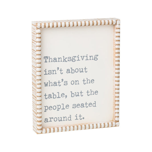 Thanksgiving Beaded Sign