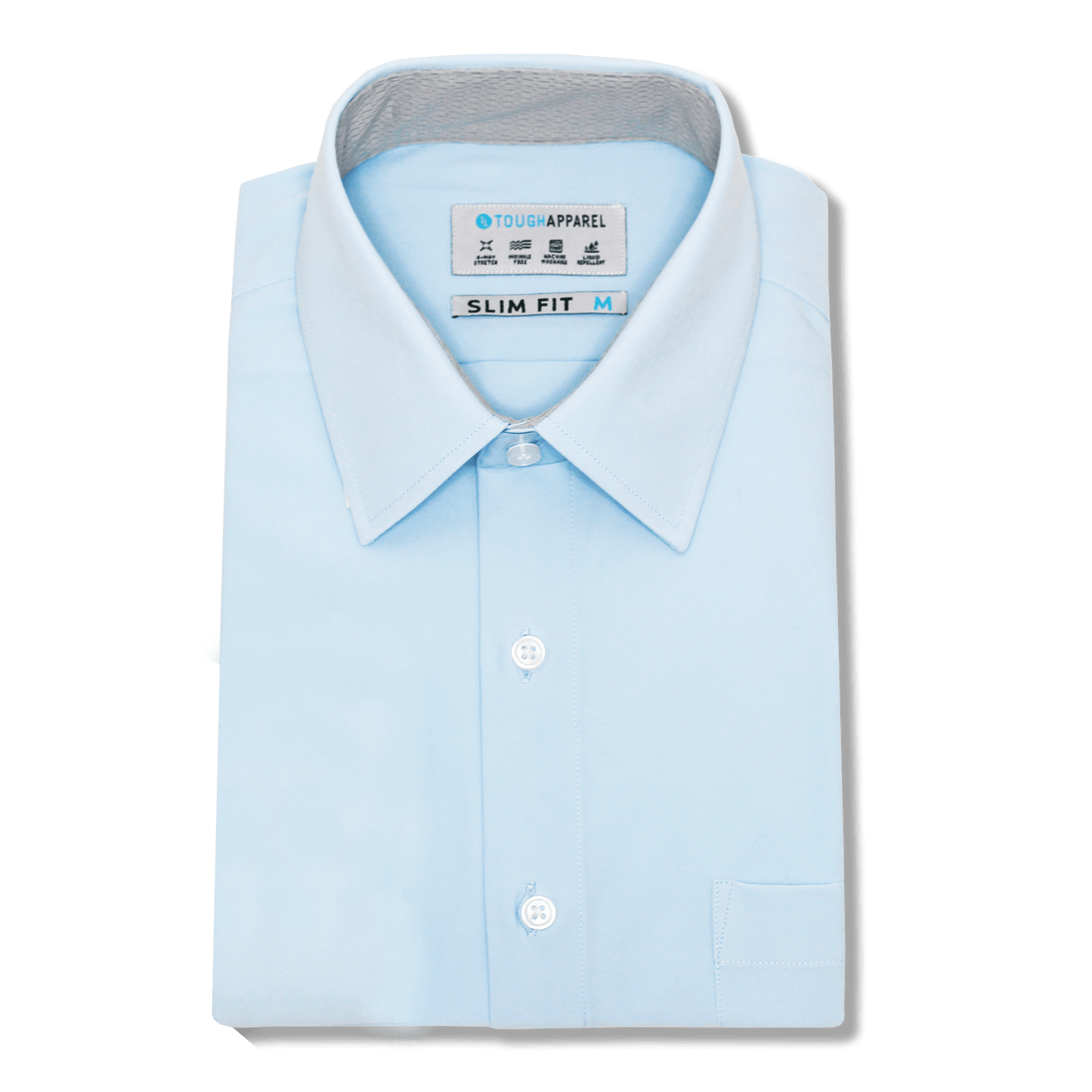 Blue Hustle Dress Shirt - Short Sleeve