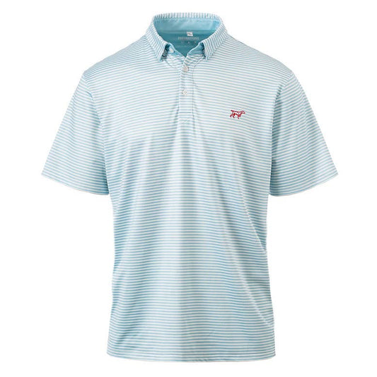 The Marshall Polo- Baby Blue/White
