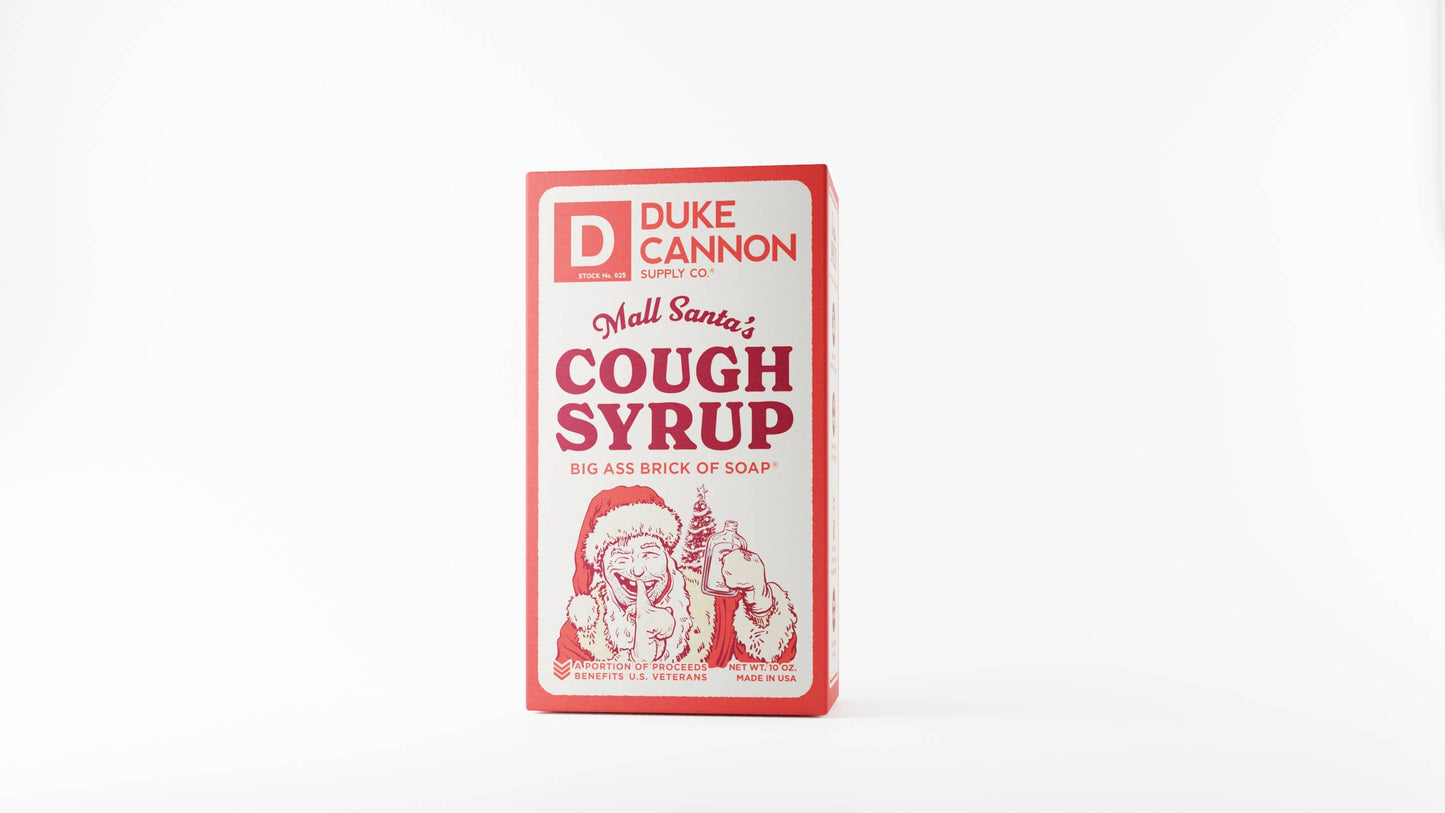 Duke Cannon Bar Soap- Mall Santa's Cough Syrup