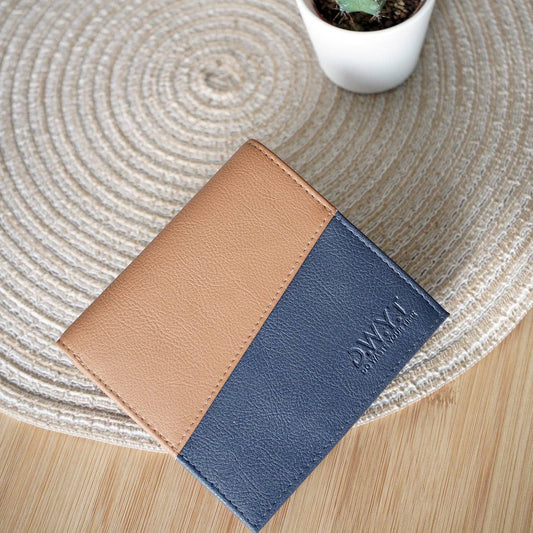 Navy/Tan Wallet